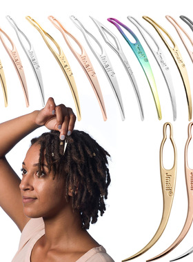 Braided hair packaging crochet wig threading machine woven