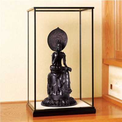 中宮寺菩薩半跏像 半跏思惟像  孙显秋 仿古木雕