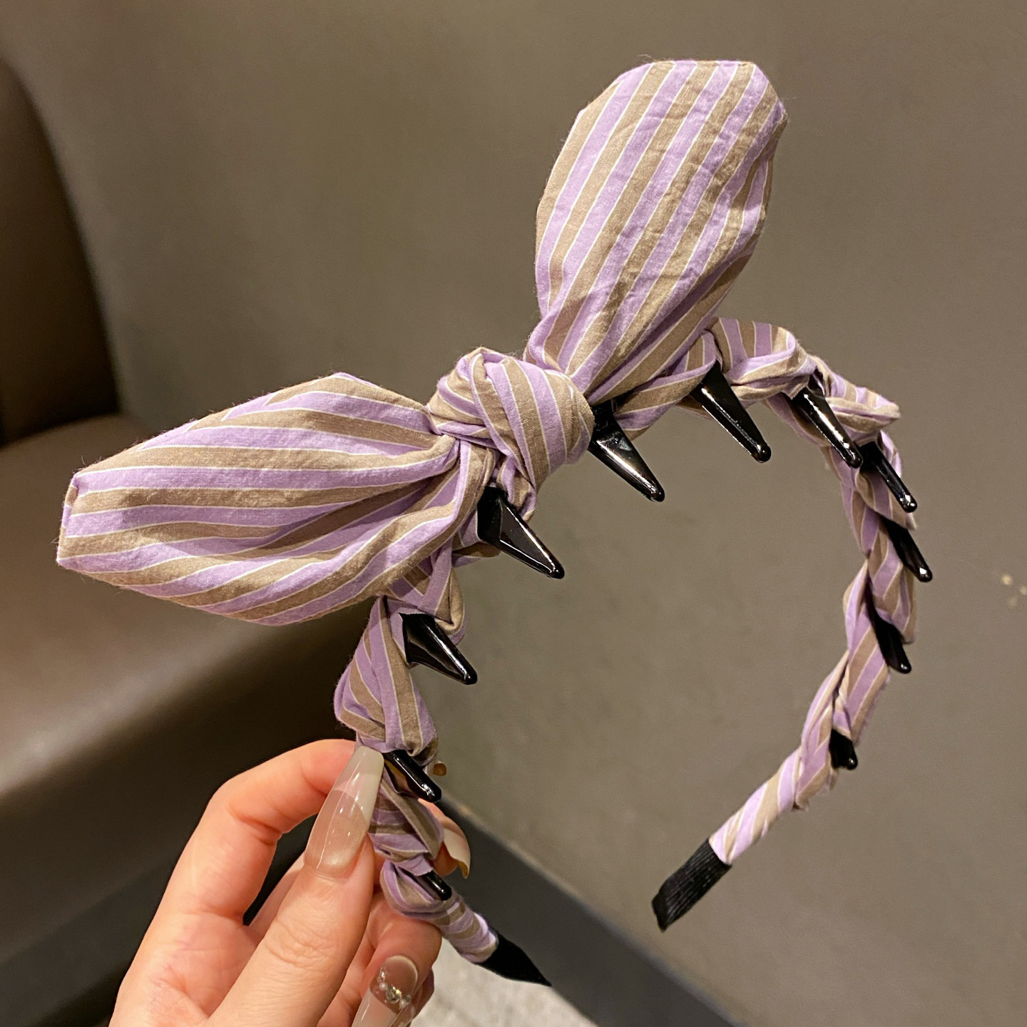 复古条纹蝴蝶结发箍女立体蝴蝶结装饰气质高颅顶头箍发卡头饰发饰,饰品/流行首饰/时尚饰品新,发饰,淘宝优惠券,粉丝福利购,淘宝优惠卷