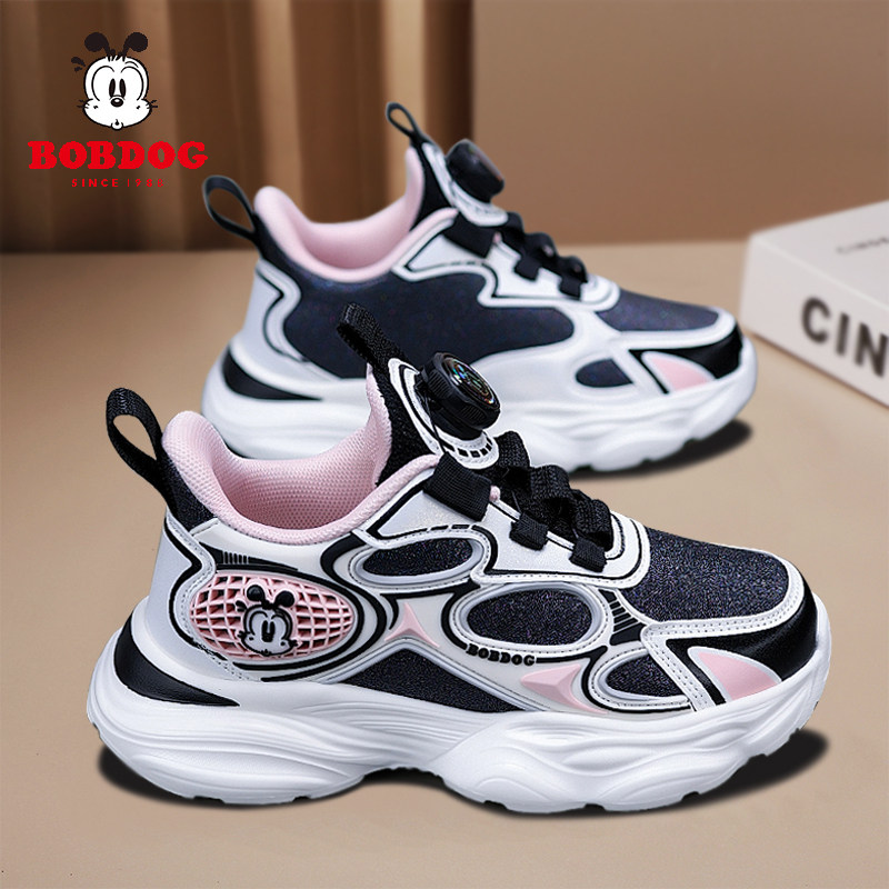 【巴布豆】女童运动鞋2025新款秋