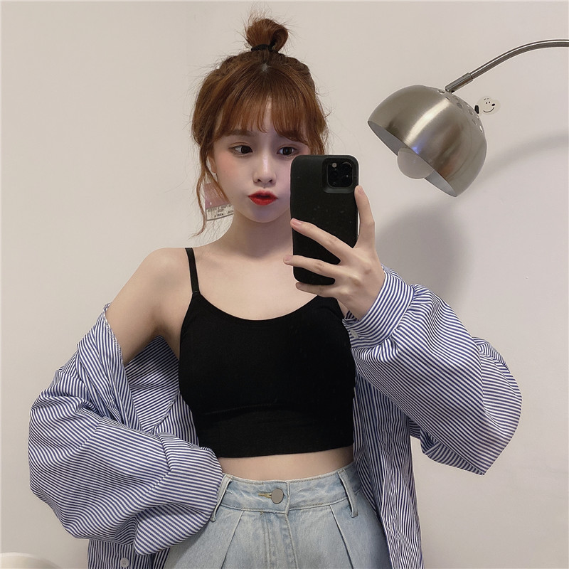 Women's net red big U with bottom bra and bra