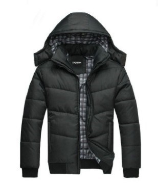 男连帽棉衣 Winter jacket cotton-padded hooded men''s jackets