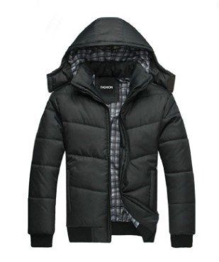 男连帽棉衣 Winter jacket cotton-padded hooded men''s jackets