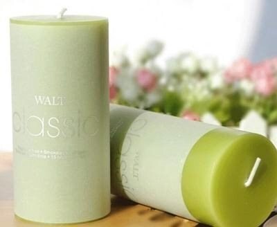 12pcs lemon Scented Pillar Candle Wax Candles 5*5CM