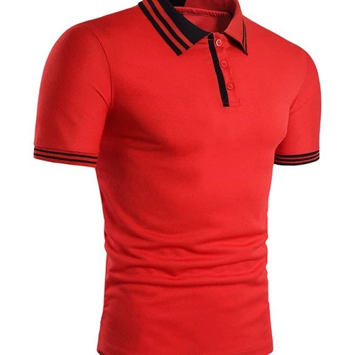 Рубашка летняя поло моды с коротким рукавом с коротким рукавом для мужчин для мужчин