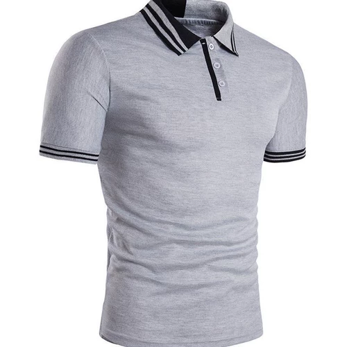 Рубашка летняя поло моды с коротким рукавом с коротким рукавом для мужчин для мужчин
