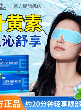 叶黄素冰敷眼罩清凉冰感舒缓眼疲劳穴位冷敷解水凝胶眼贴20片