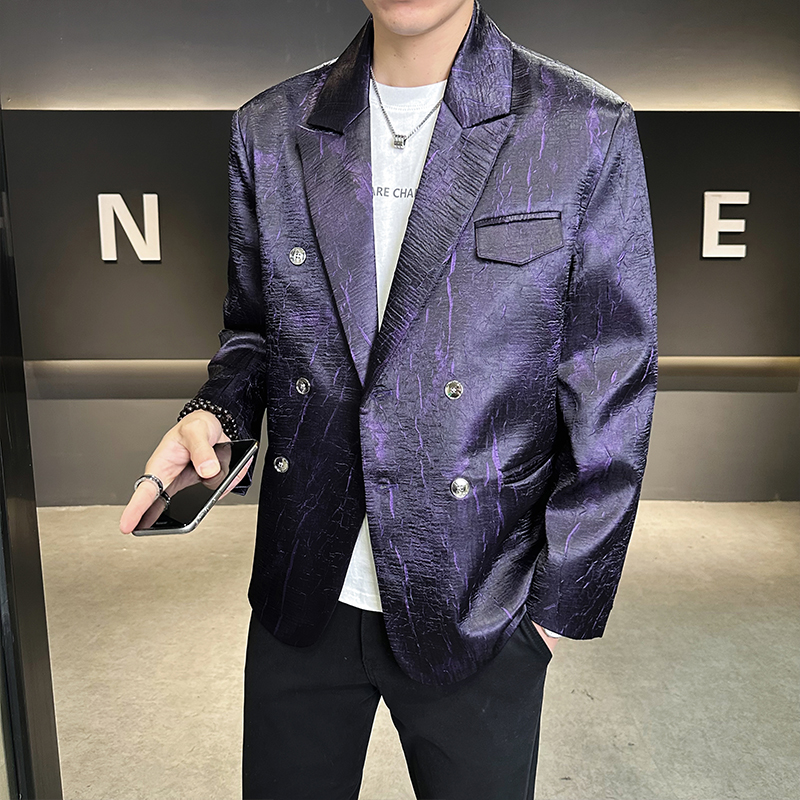 男款2025新款外套春秋西服外套男轻熟风单西高级感休闲西装男潮流