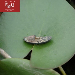 江南乌篷船可下水鱼缸水池造景微缩模型饰品纯手工迷你漂浮小木船