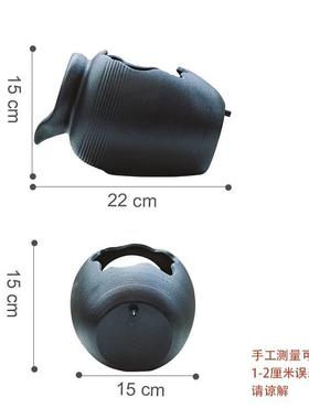 古法养鱼缸陶罐复古流水循环装饰摆件水培绿植沼泽过滤缺口倒花瓶