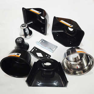 汽车喇叭支架喇叭罩安装架警报器喇叭壳警笛通用中筒芯扬声器底座