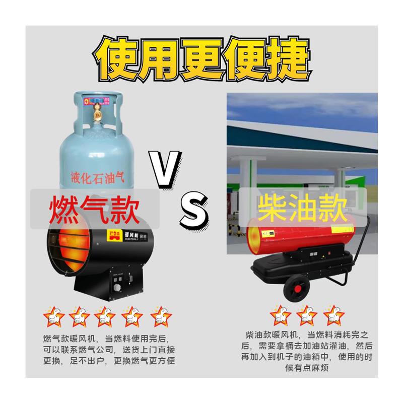 新款燃气取暖工业暖风机大面积全屋车间商用养殖育雏液化包邮