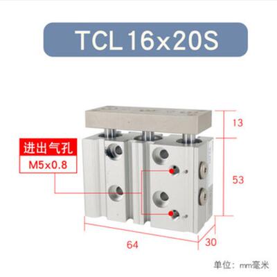 新款亚德客全新TCL/TCM12/16/20/25/32/40X10S/20S/30S/40S/5包邮
