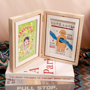 旋转相框摆台可放多张照片创意家居装饰结婚纪念礼物生日送女友