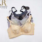 六月玫瑰正品 文胸6453CDE超薄软钢圈聚拢防下垂收副乳调整型内衣