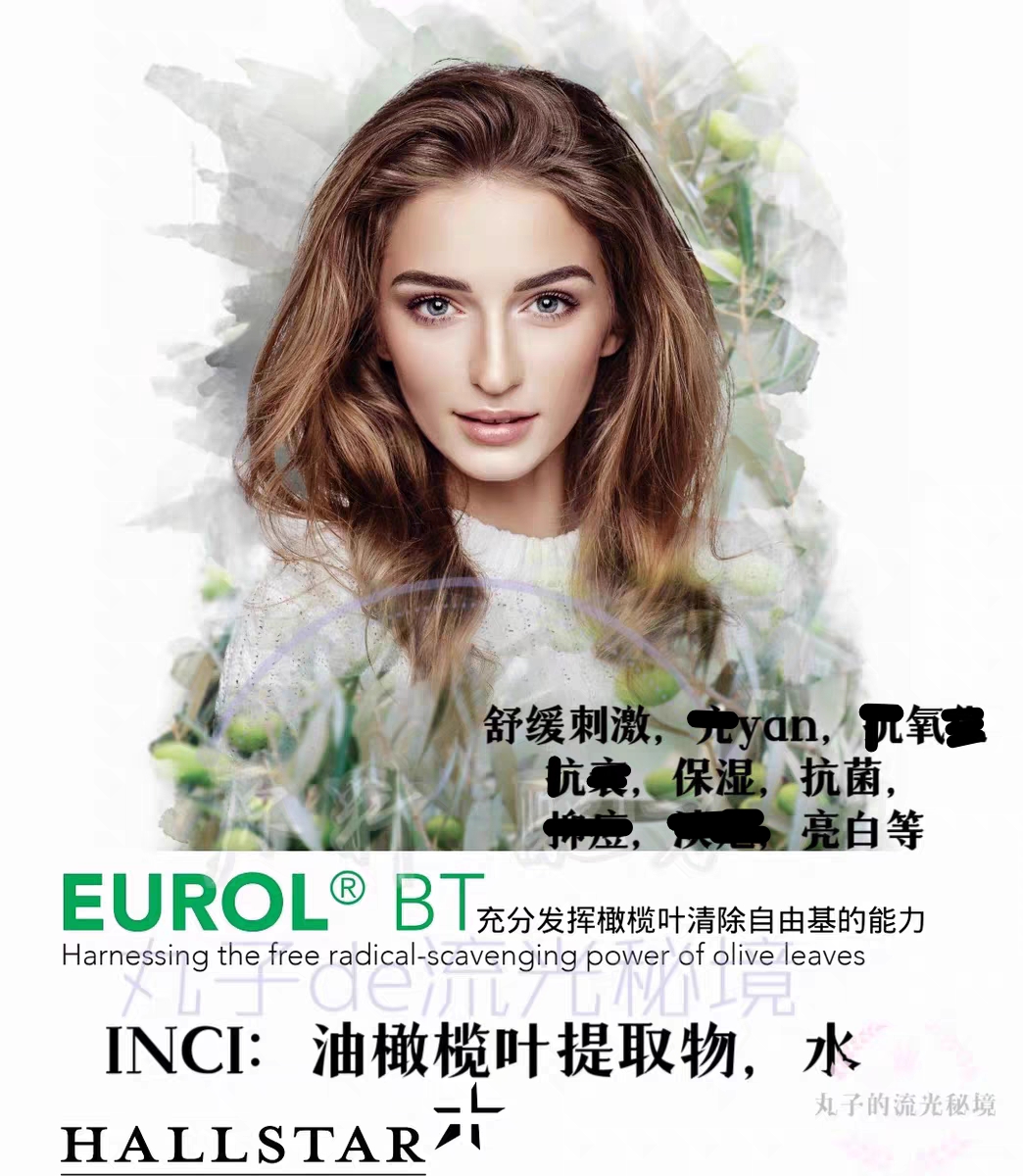 美国HallStar油橄榄叶 欧Ma同厂护肤原料 舒缓退红亢yanK氧抑痘