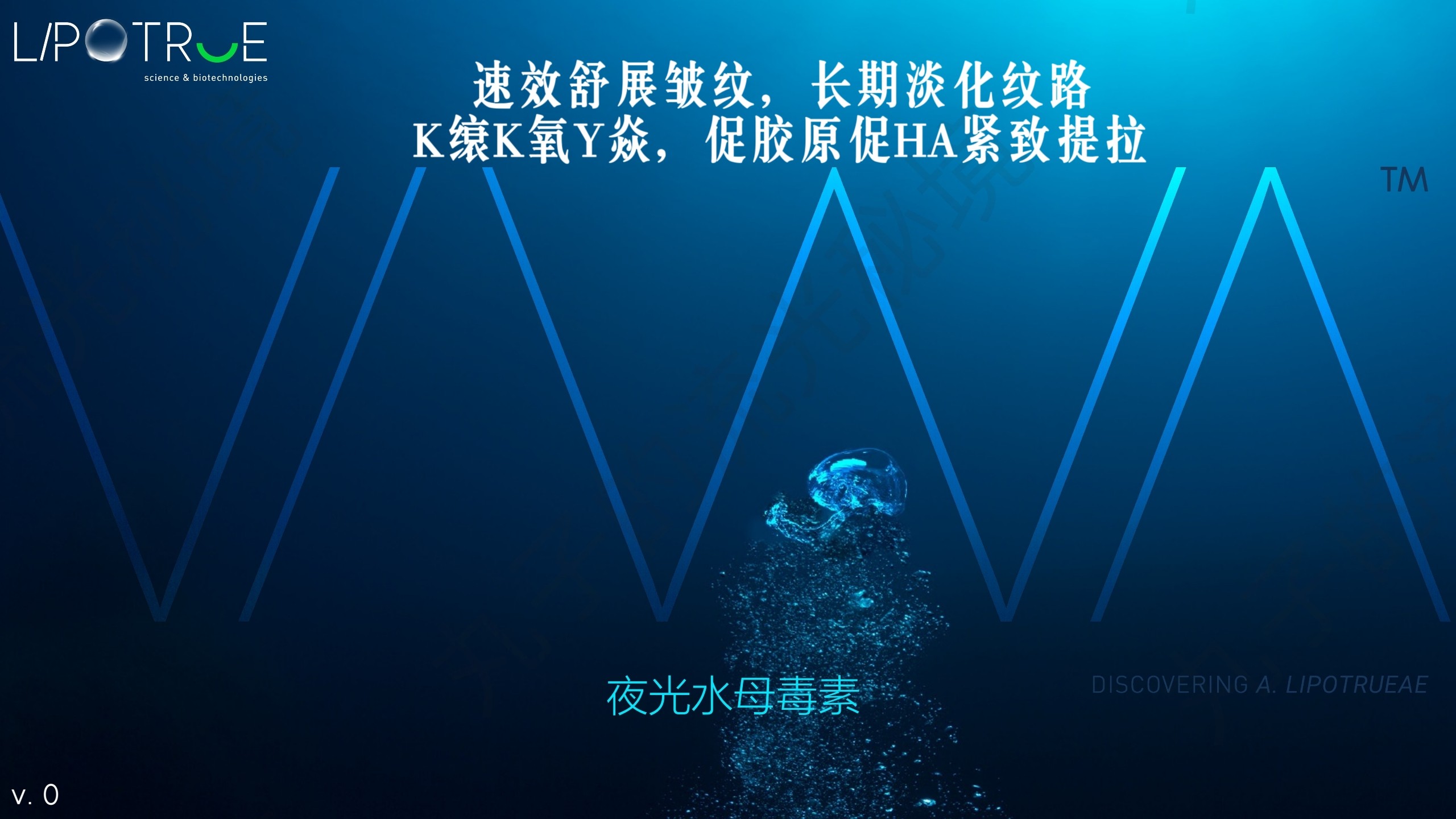 西班牙LIPOTRUE夜光水母毒素V/WA强淡纹K缞Y焱紧致促胶原护肤原料