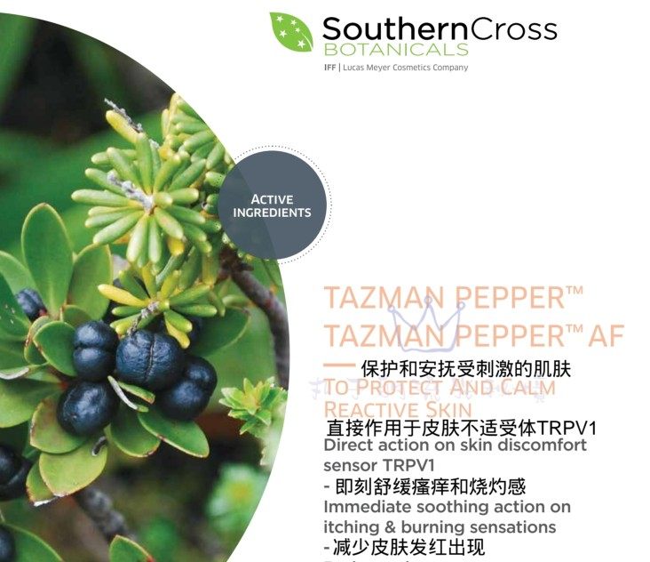 lucas meyer假八角叶塔斯米诺 修复止痒褪红白绷带主打护肤品原料