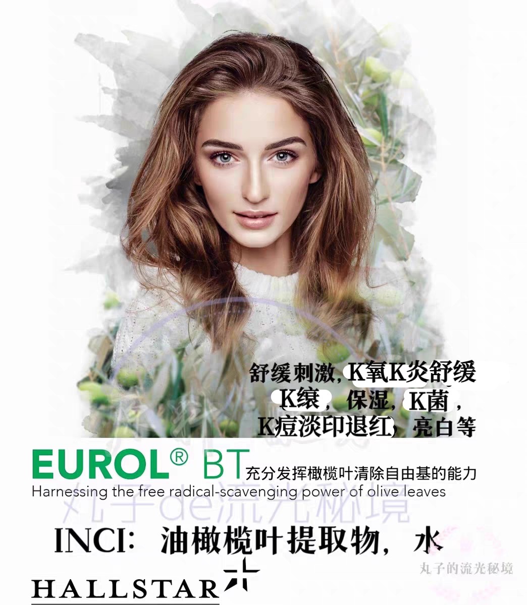 美国HallStar油橄榄叶 欧Ma同厂护肤原料 舒缓退红K燚K氧抑痘