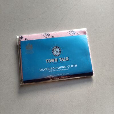 英国原装进口Town Talk泰通正品专业擦银布大银器拭亮布30×45cm