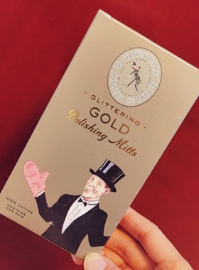 英国原装进口Town Talk泰通正品专业擦金布/金器拭亮手套擦金布