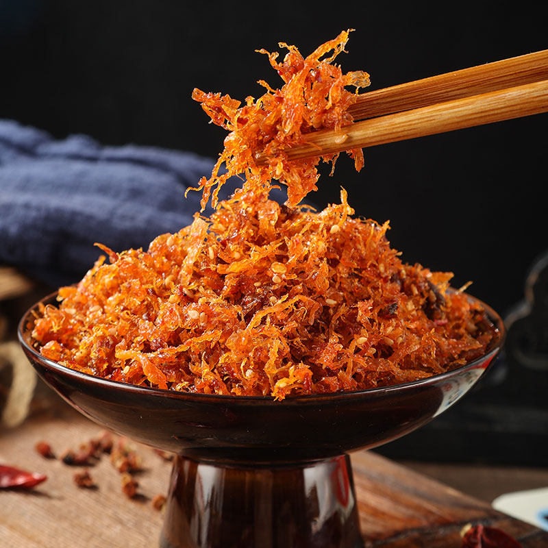 登娃香辣灯影牛肉丝80g四川成都重庆特产零食小吃休闲麻辣牛肉干