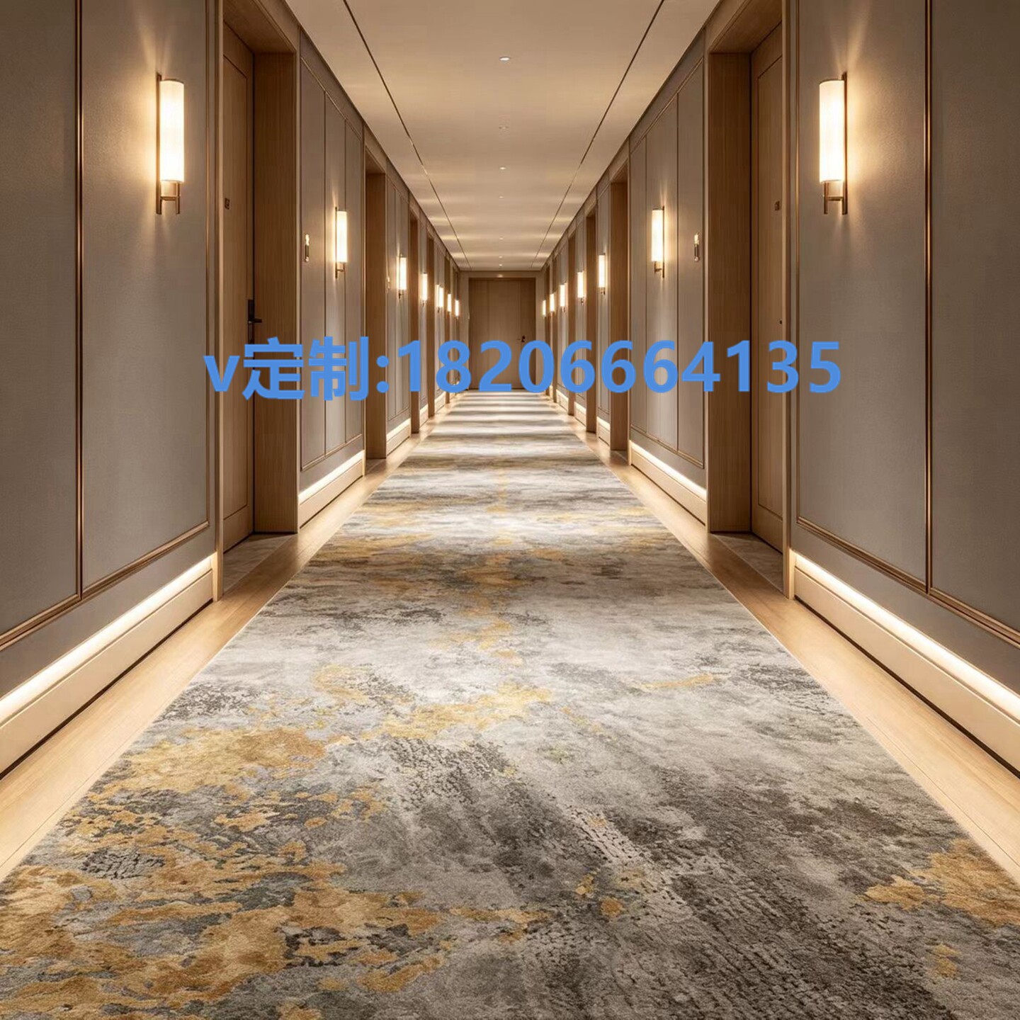 设计师地毯 地毯设计图定制样品 酒店办公楼走廊过道通道地毯