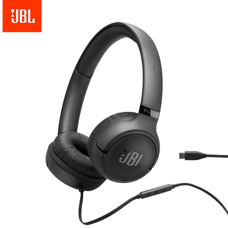 JBL TUNE530C头戴式有线耳机运动游戏音乐电脑手机【Type-c接口】