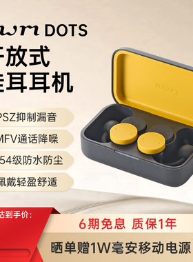 nwm DOTS蓝牙耳机开放式挂耳耳机长续航降噪轻盈小巧礼物
