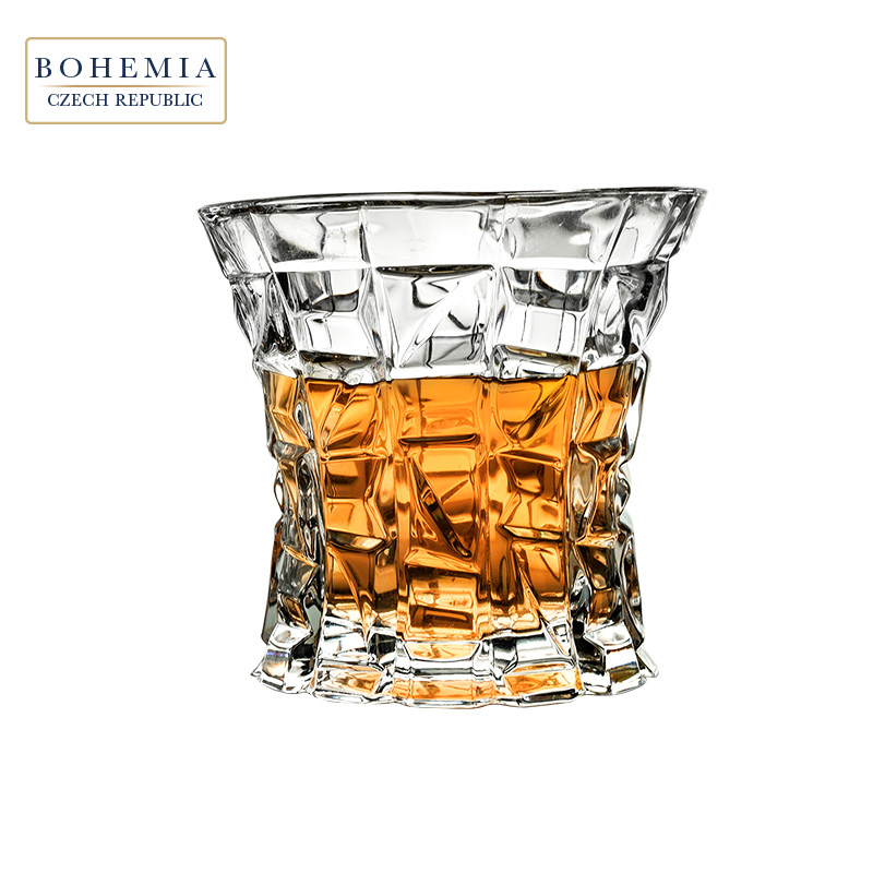 捷克BOHEMIA波西米亚水晶玻璃洋酒杯帕翠欧威士忌杯200ml设乡味