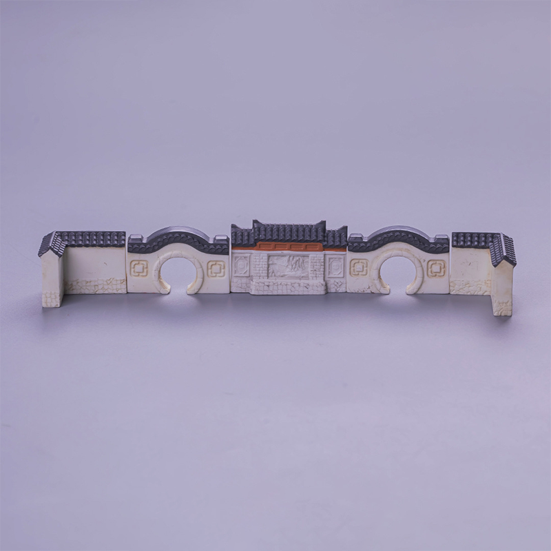 微缩仿古微派古建筑宫城墙门亭模型 DIY沙盘造景场景装饰品小摆件