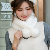 Универсальный милый демисезонный шарф, в корейском стиле