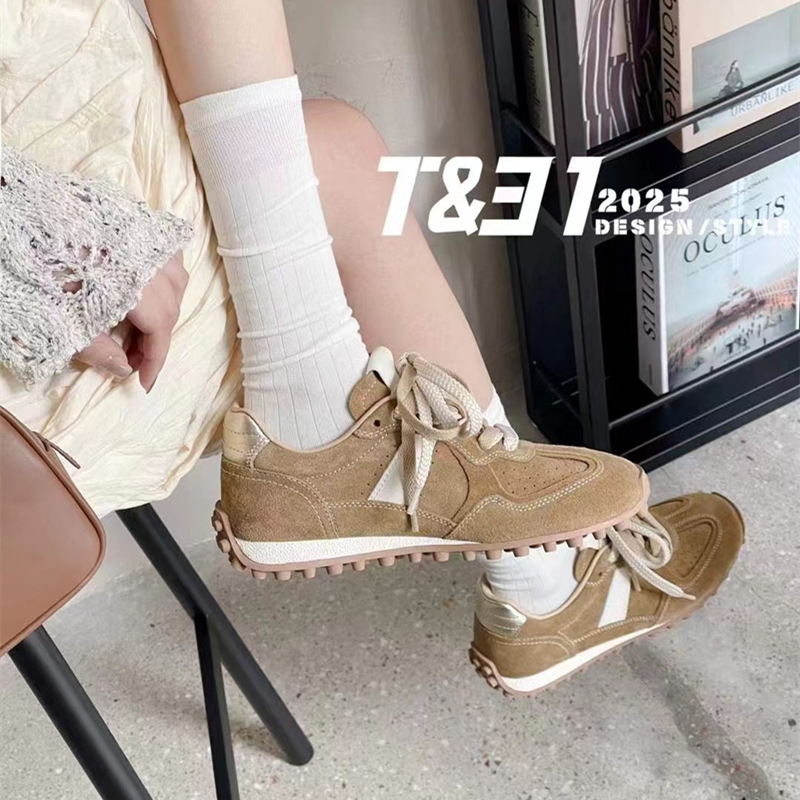 T31女鞋潮牌拼色买手款德训鞋