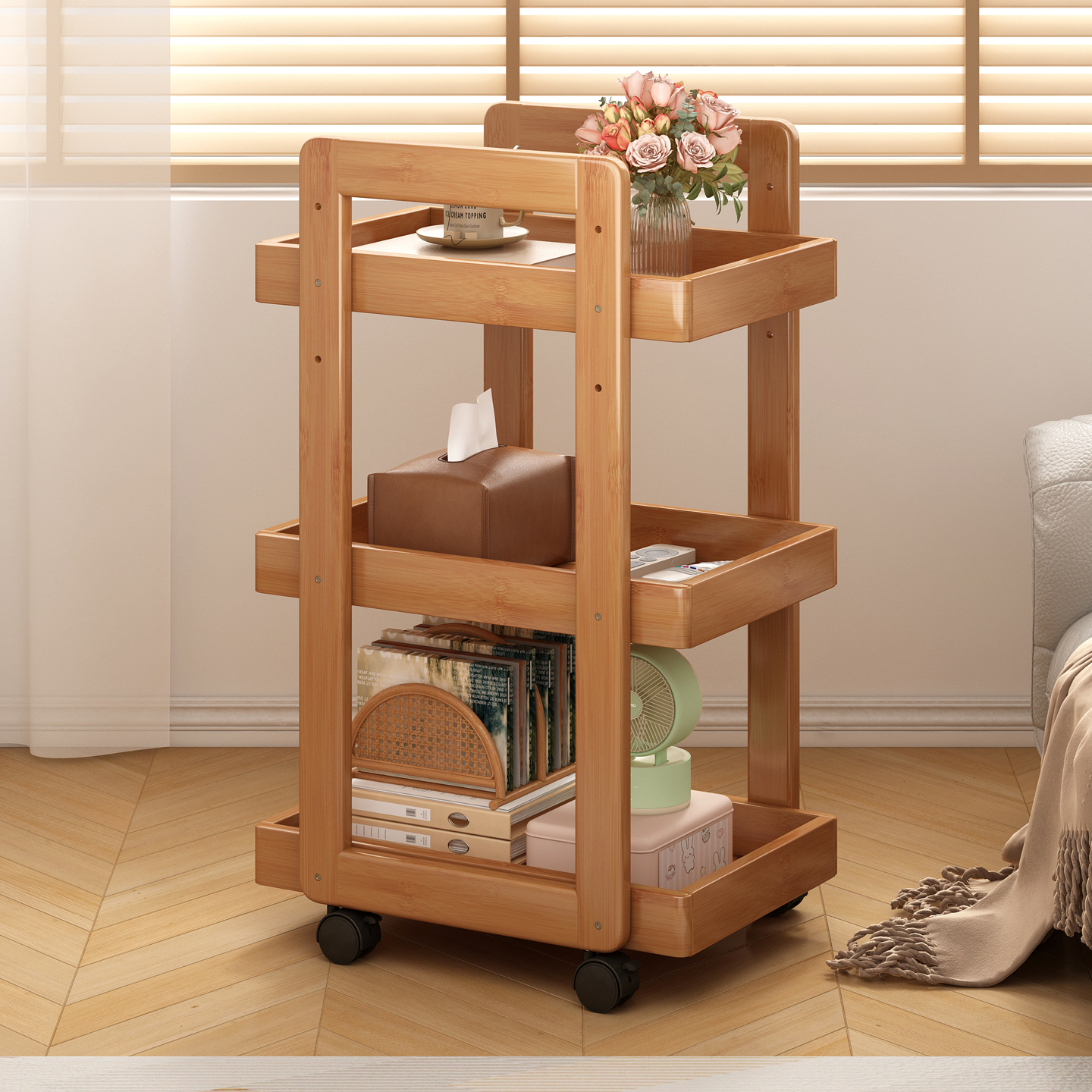 【店铺爆款】可移动零食收纳架