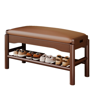实木换鞋凳门口家用穿鞋凳鞋柜坐凳一体入户进门小户型可坐鞋架子