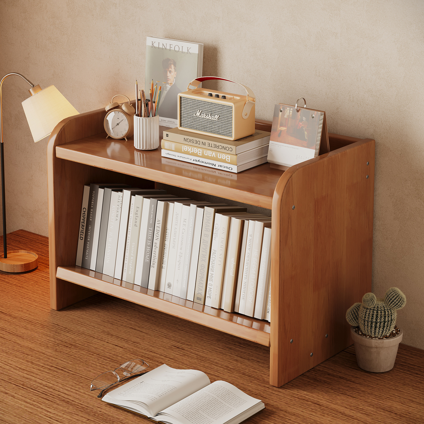 桌面书架置物架桌上收纳架书桌简约小型台面架学生书本架立式架子