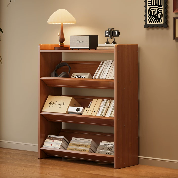 落地书架置物架简易书柜学生书房卧室客厅一体收纳靠墙转角架子,住宅家具,书架,淘宝优惠券,粉丝福利购,淘宝优惠卷