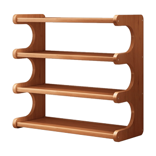 桌面书架办公室置物架简易家用桌上多层收纳工位改造小型书桌架子