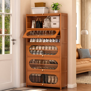 鞋架家用门口入户玄关出租房一体靠墙室内爆款收纳置物架多层鞋柜