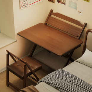 可折叠书桌客厅家用便携式学习写作业桌简易出租房卧室免安装桌子