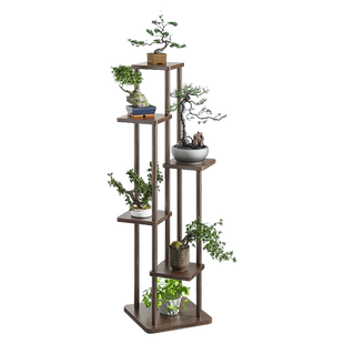 实木花架子客厅落地式阳台高端多肉花盆摆放植物多层置物2026新款
