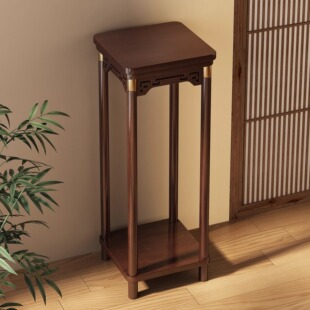 中式花架子客厅落地式置物架阳台2026新款室内多层实木花台盆景架