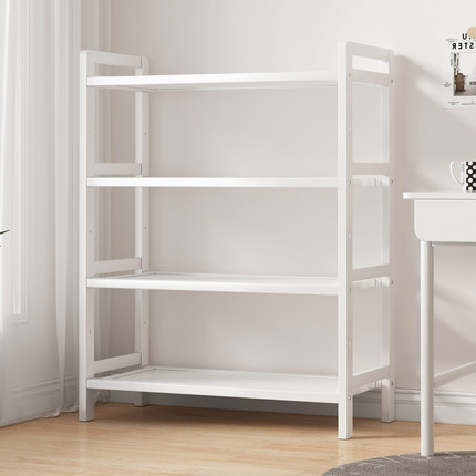 书架置物架落地靠墙简易客厅多层收纳架书桌旁小架子办公室展示架