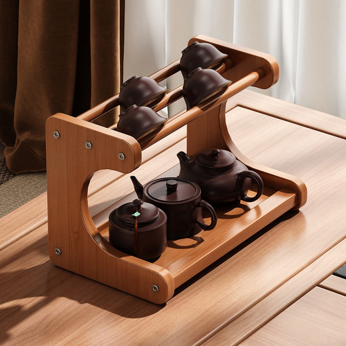 永爵桌面博古架茶台式茶杯置物架