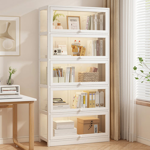 书架落地现代简约防尘防潮