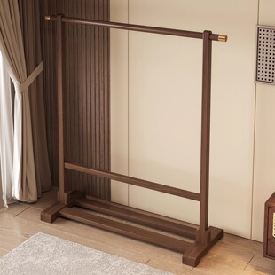 衣架落地挂衣架卧室家用入户新中式不占空间收纳衣服挂架置衣架子
