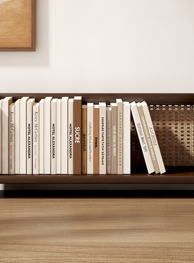 实木桌面书架多层置物架立式办公桌上的收纳整理小型简易储物书柜