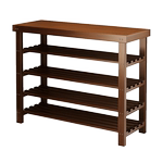 鞋架家用门口可坐多层防尘鞋柜置物架简易现代入户实木收纳换鞋凳