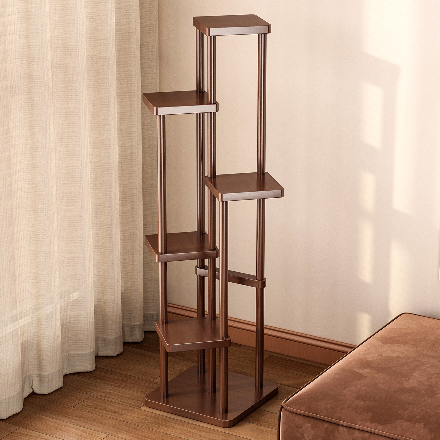 阳台花架子客厅落地式花盆置物架2025新款室内多层多肉植物摆放架