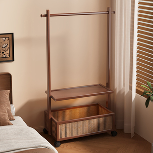 衣架落地卧室家用挂衣架次净衣帽架房间晾衣服收纳架子小型置物架